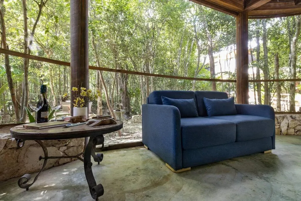 신데 델 카르멘 Palapa De La Selva With Cenotes 빌라 0*, 신데 델 카르멘